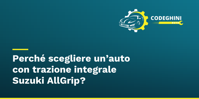 Perché scegliere un’auto con trazione integrale Suzuki AllGrip?